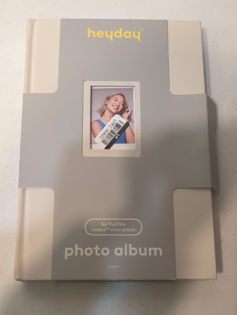 heyday Instax Mini Photo Album For Fujifilm Mini Prints  Cream & Gray Cover New